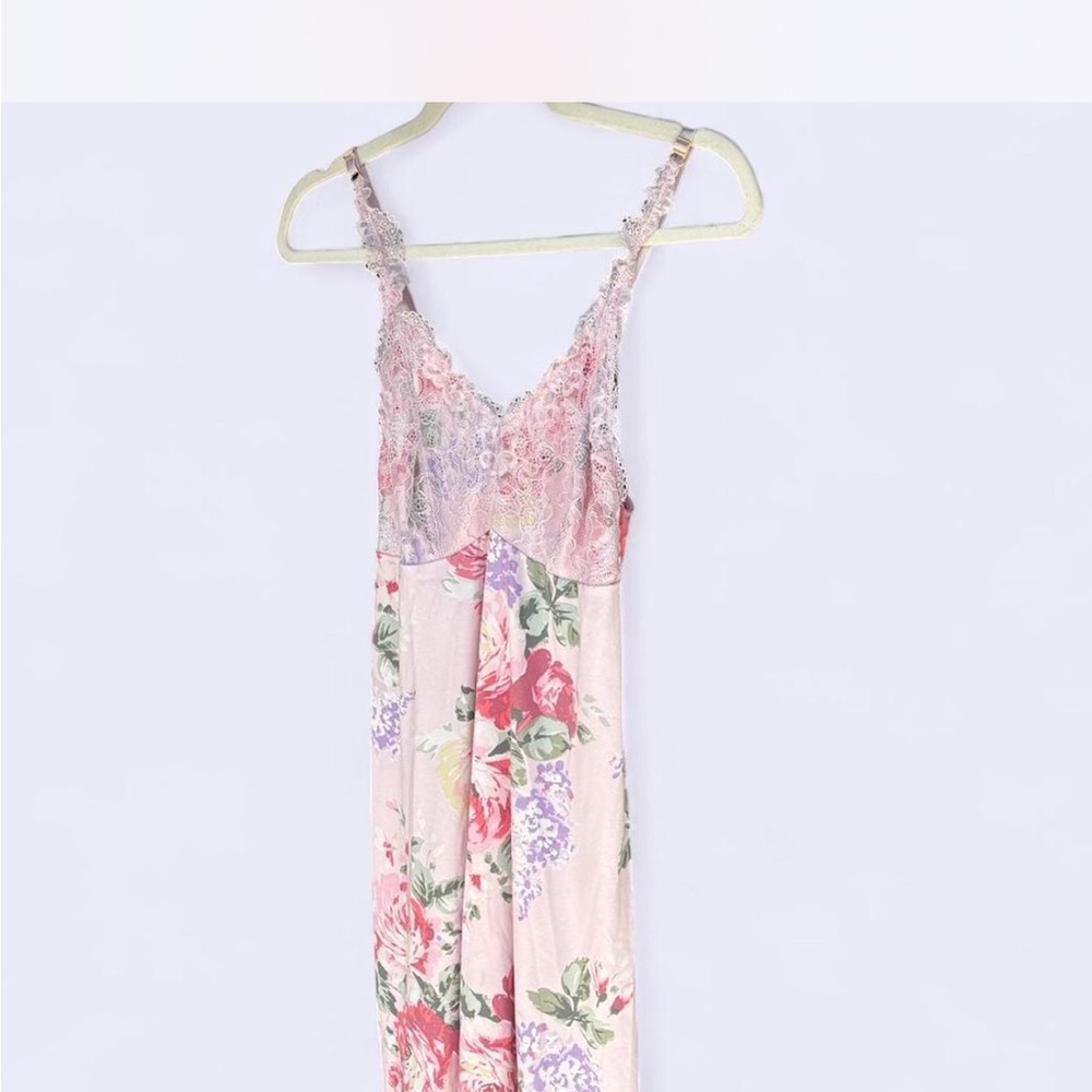 Flora Nikrooz Pink Lace Floral Slip